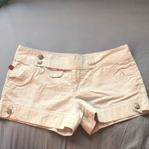 Brie Khaki short shorts
